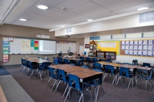 Classroom at the Davis Magnet School